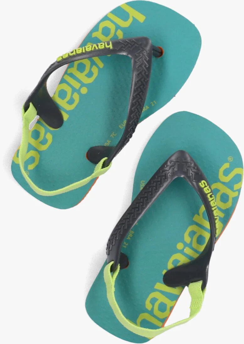 HAVAIANAS groene havaianas teenslippers hav. baby