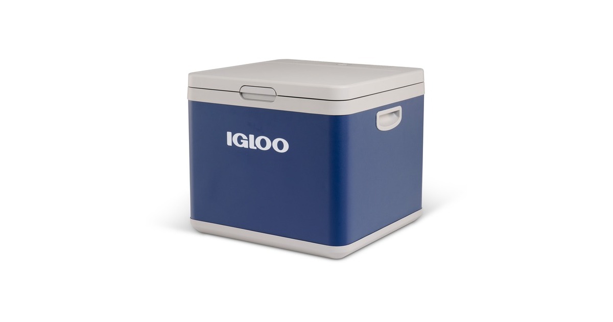 IglooIH45 AC/DC hybride koelbox  (Donkerblauw/wit, 43 liter)