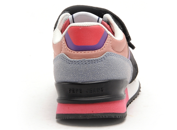 Pepe jeans basses enfant london velcro noir