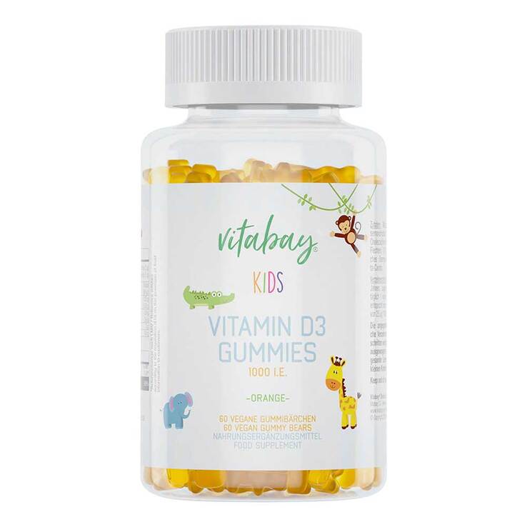 Vitamin D3 1.000 I.E. Fruchtgummis Orange veg.Kids, 60 St