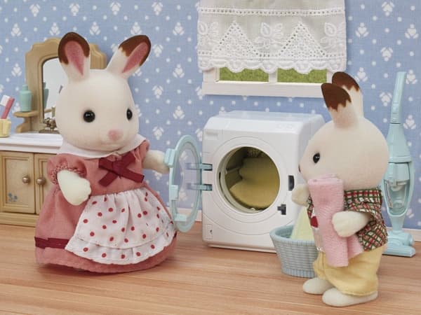 Sylvanian Families Vaskemaskin og støvsuger