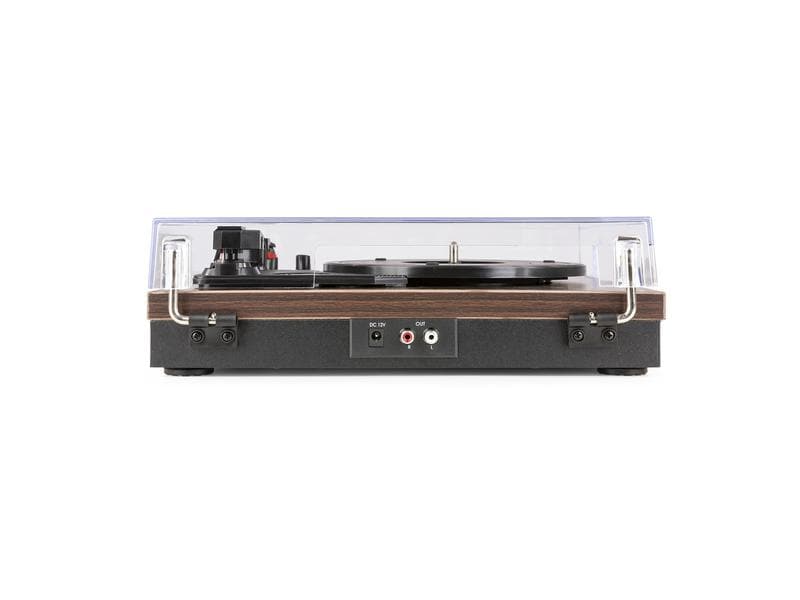 Fenton Plattenspieler RP165D Dunkelbraun HiFi-Plattenspieler mit Riemenantrieb