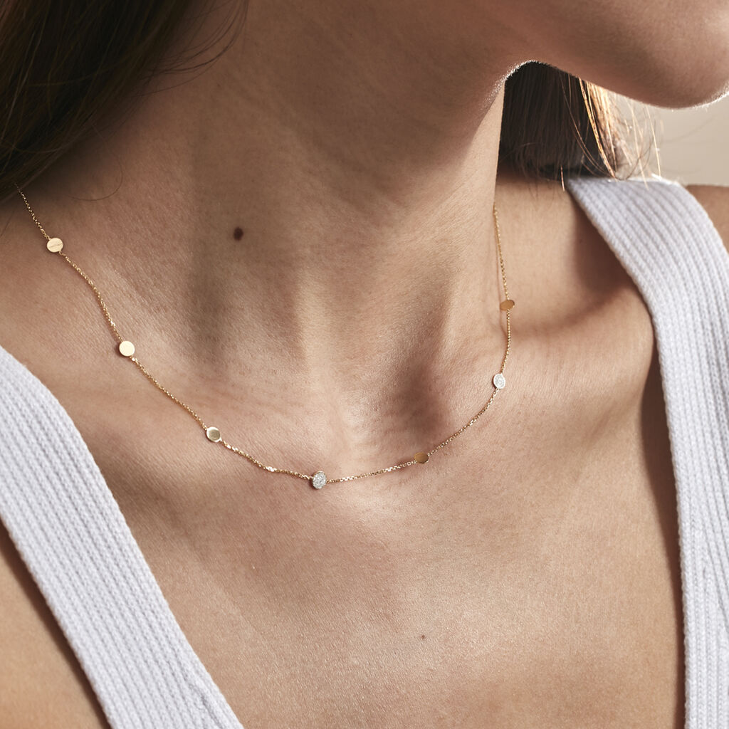 Collier Phoebe Or Jaune