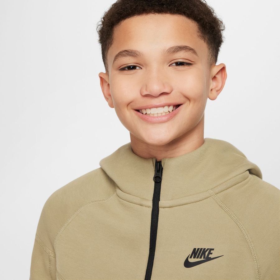 Nike Sweat à Capuche NSW Tech Fleece 24 - Vert/Noir Enfant