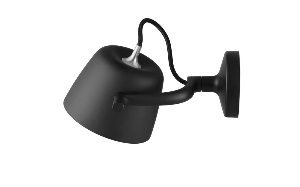 Normann Copenhagen  Tub væglampe - sort