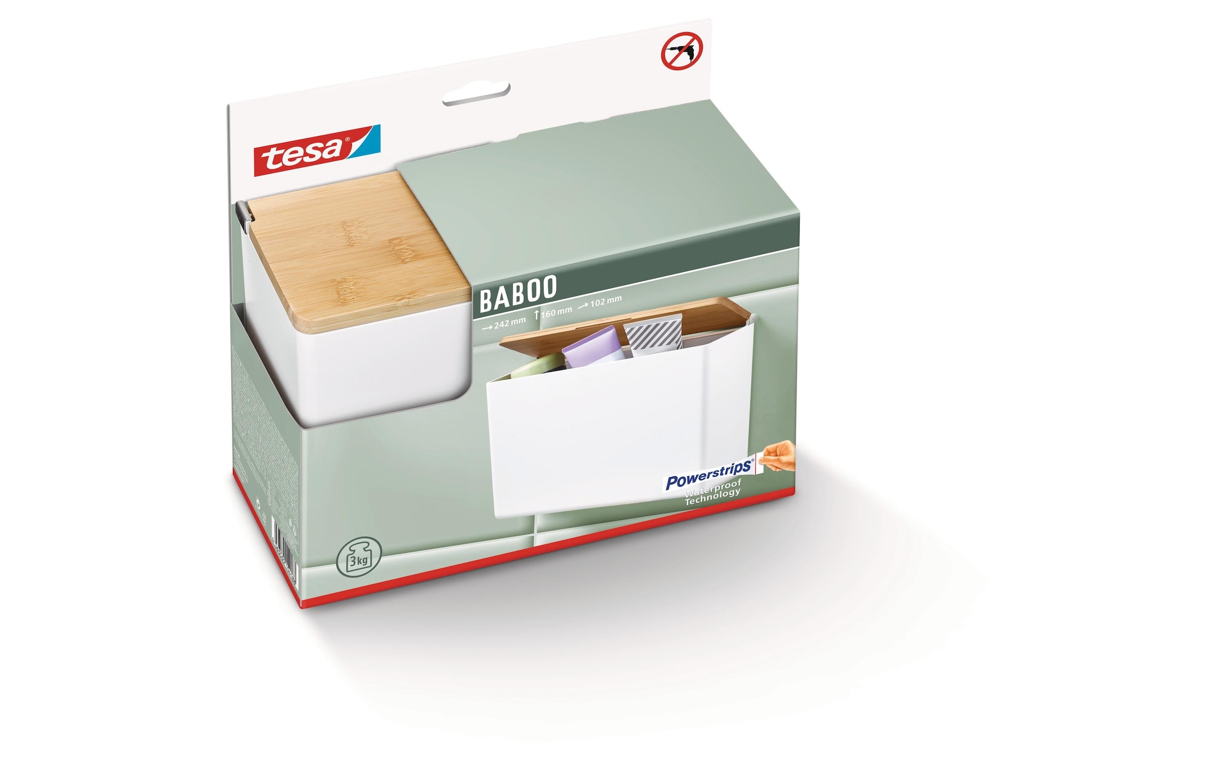 tesa Aufbewahrungsbox »XL, Weiss«