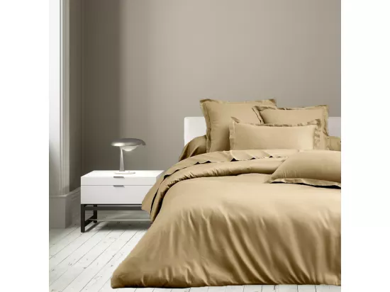 Housse de couette 260x240 cm 2 personnes satin de coton