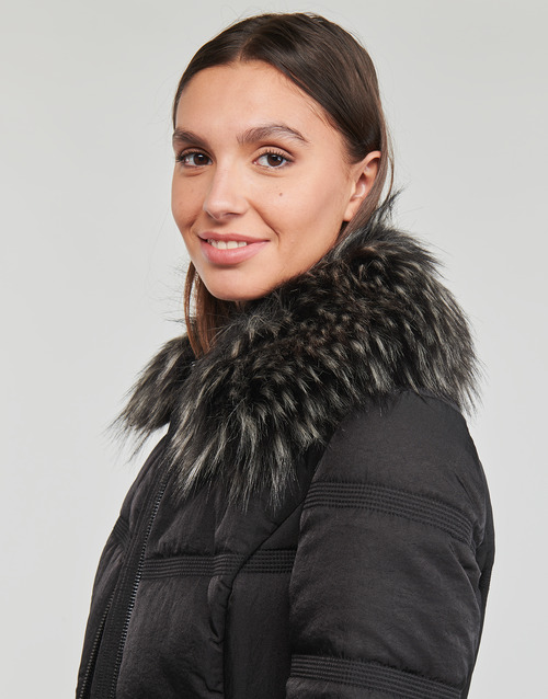 Guess - MARISOL LONG BELTED JACKET - Noir