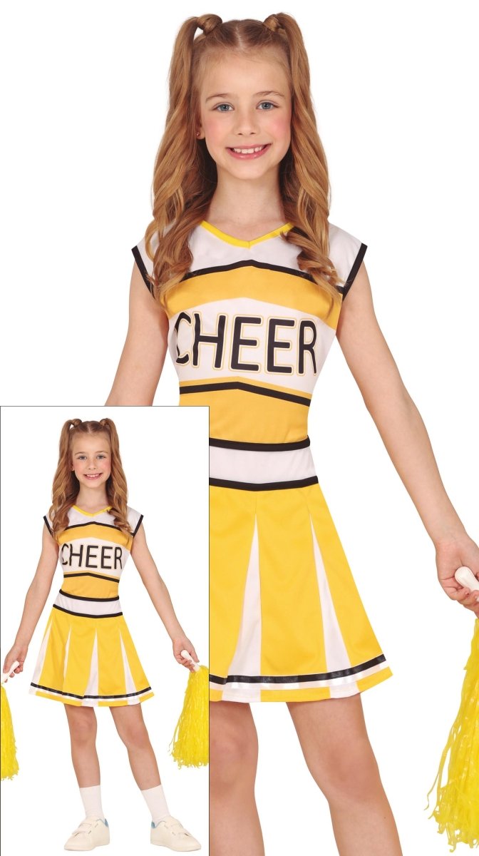 Cheerleader Jurk Geel Meisje