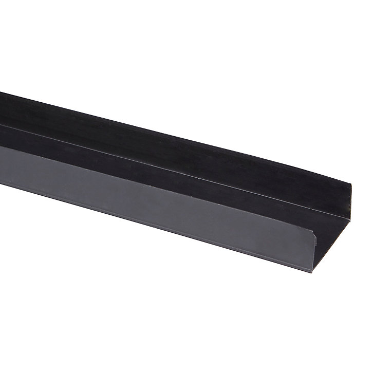 Montant en U en PVC 3 000 x 50 x 25 mm