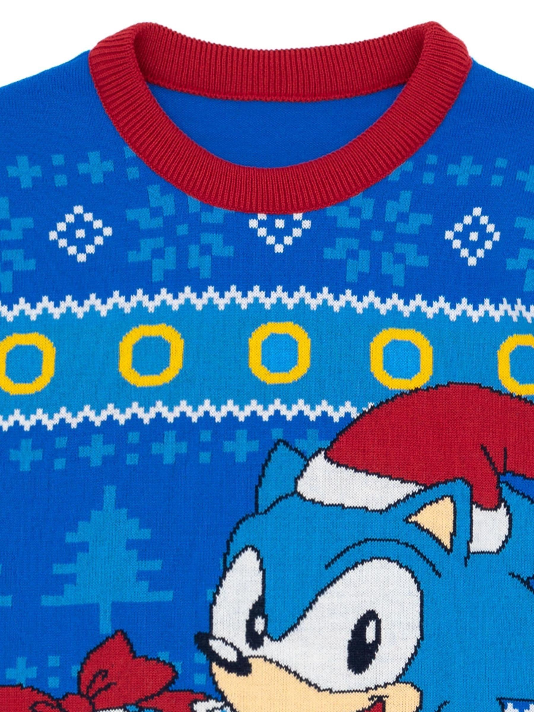 Blauw Sonic - Vanilla Underground - Kersttrui voor heren