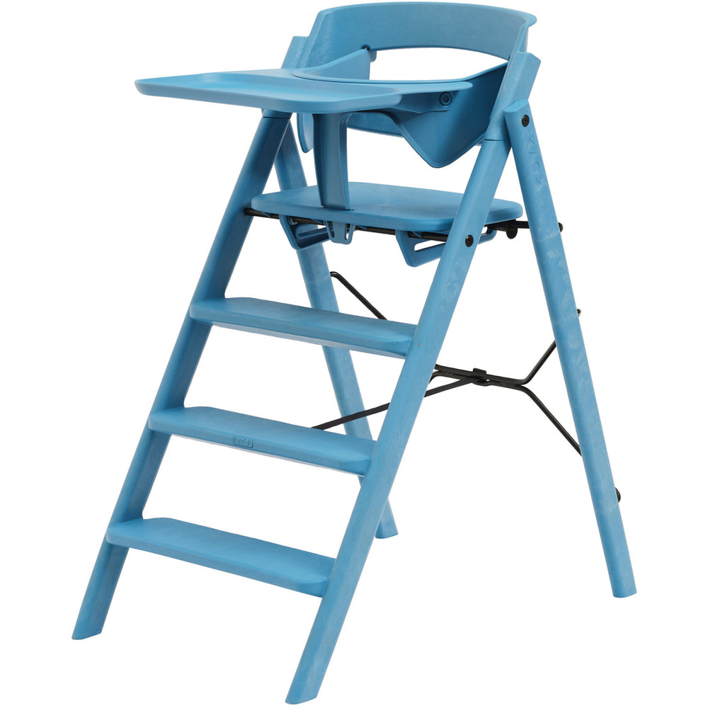 Køb KAOS Swedish Blue Klapp Højstol Recycled Med KLAPP® Sikkerhedsbøjle Og Bakke Bundle