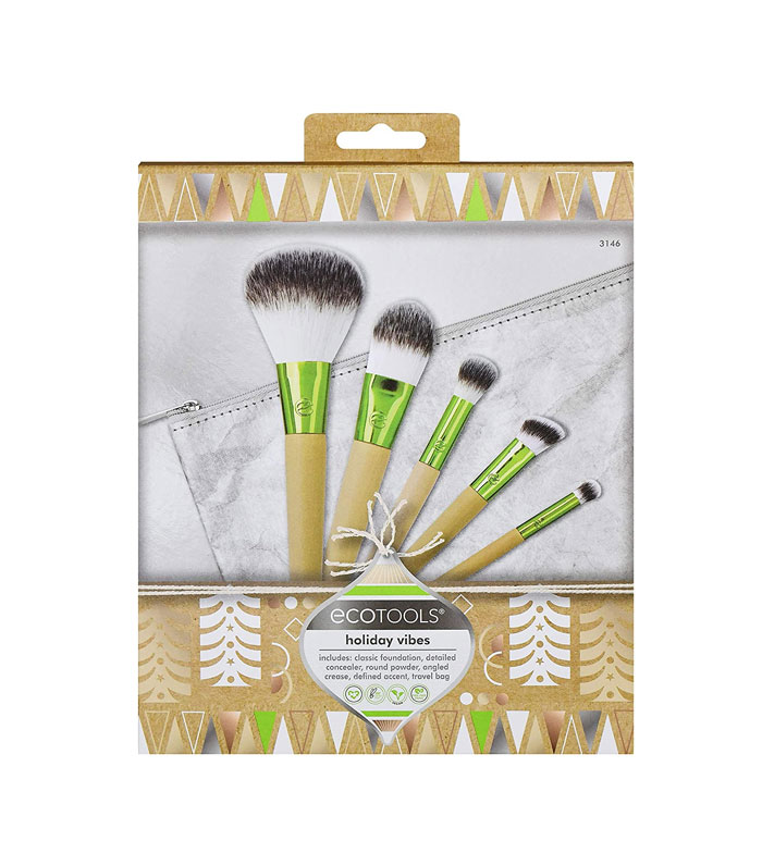 Ecotools - Conjunto de pincéis Holiday Vibes
