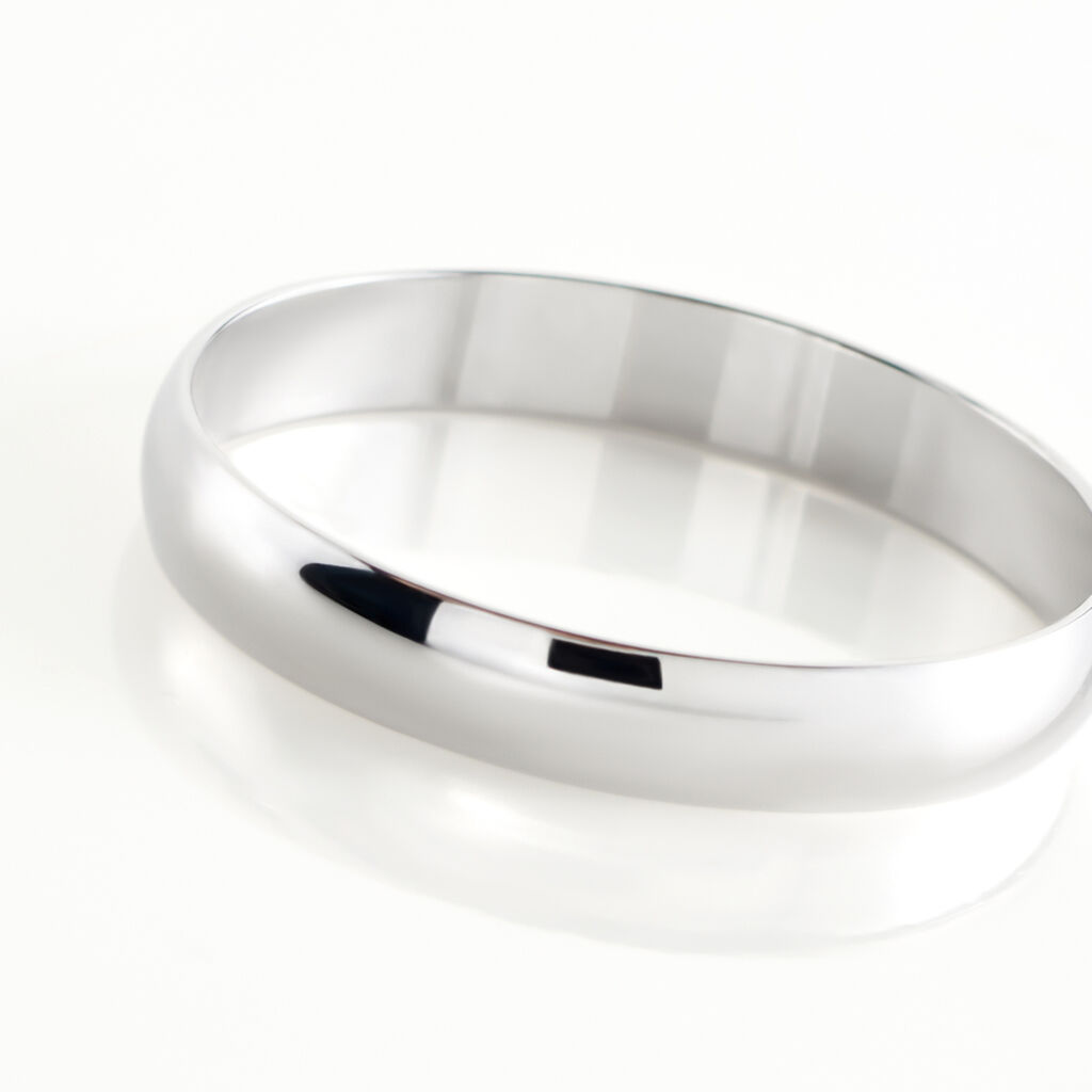 Alliance Meredithe Demi Jonc Classique Or Blanc
