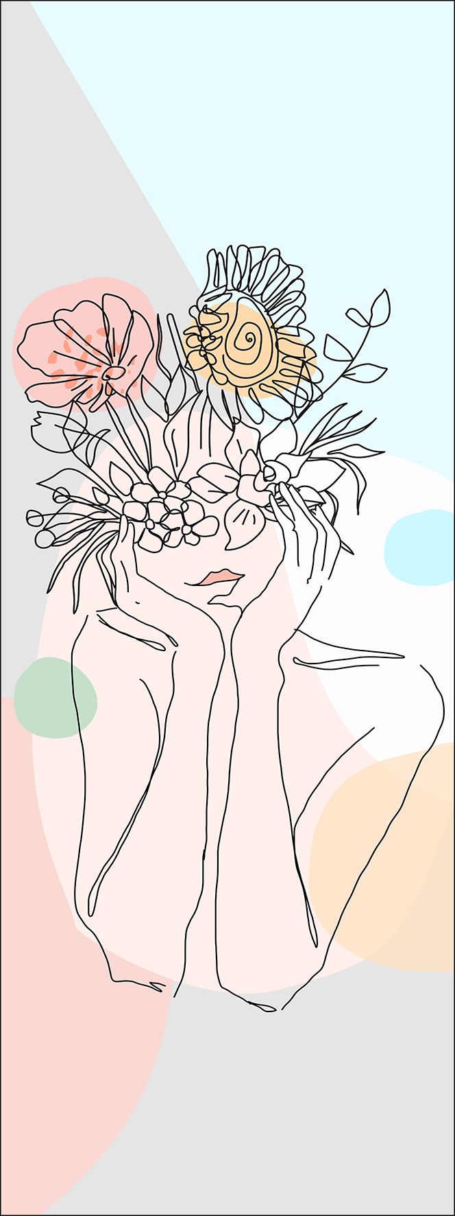 Keilrahmenbild FLOWERS VI