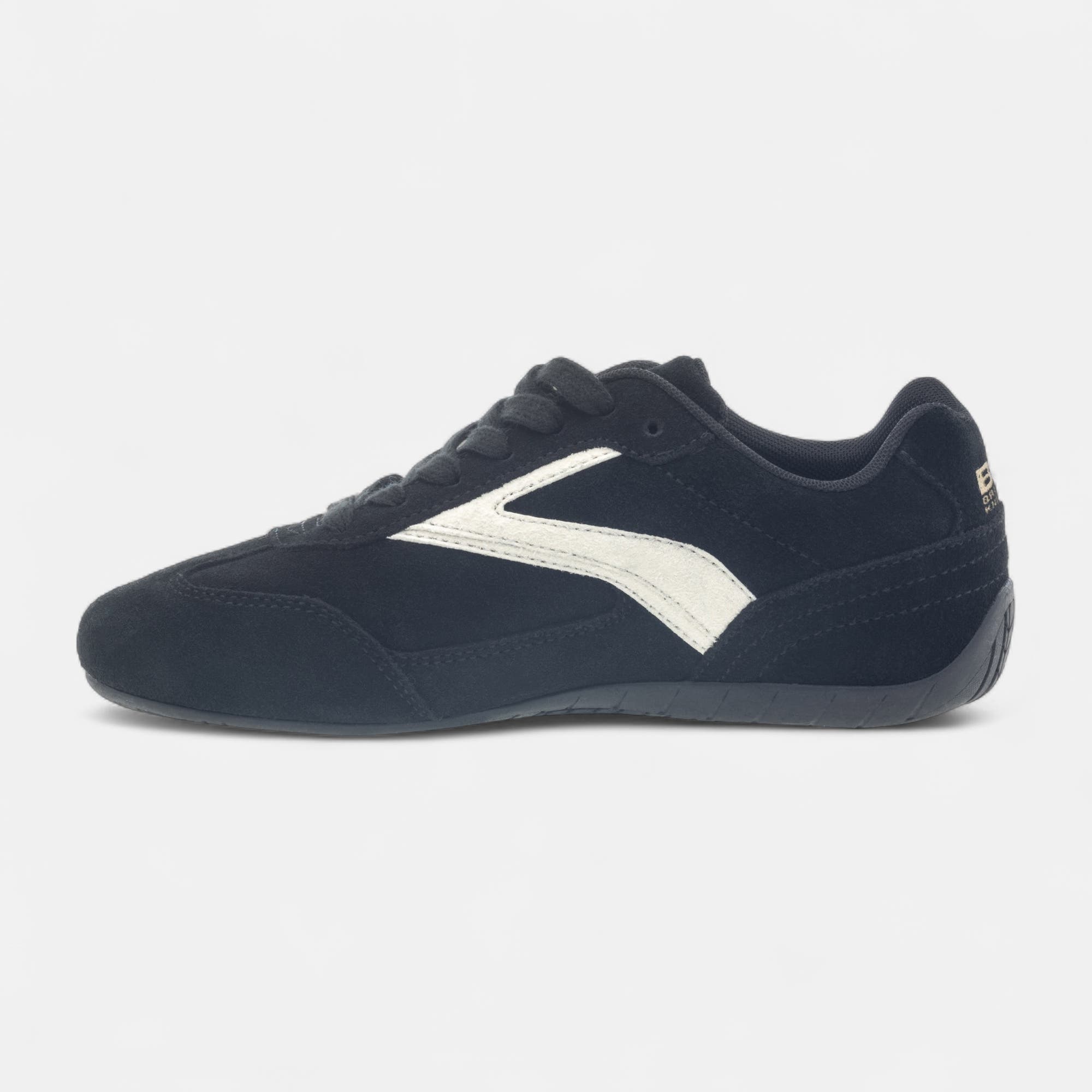 Baskets basses Femme en cuir noir
