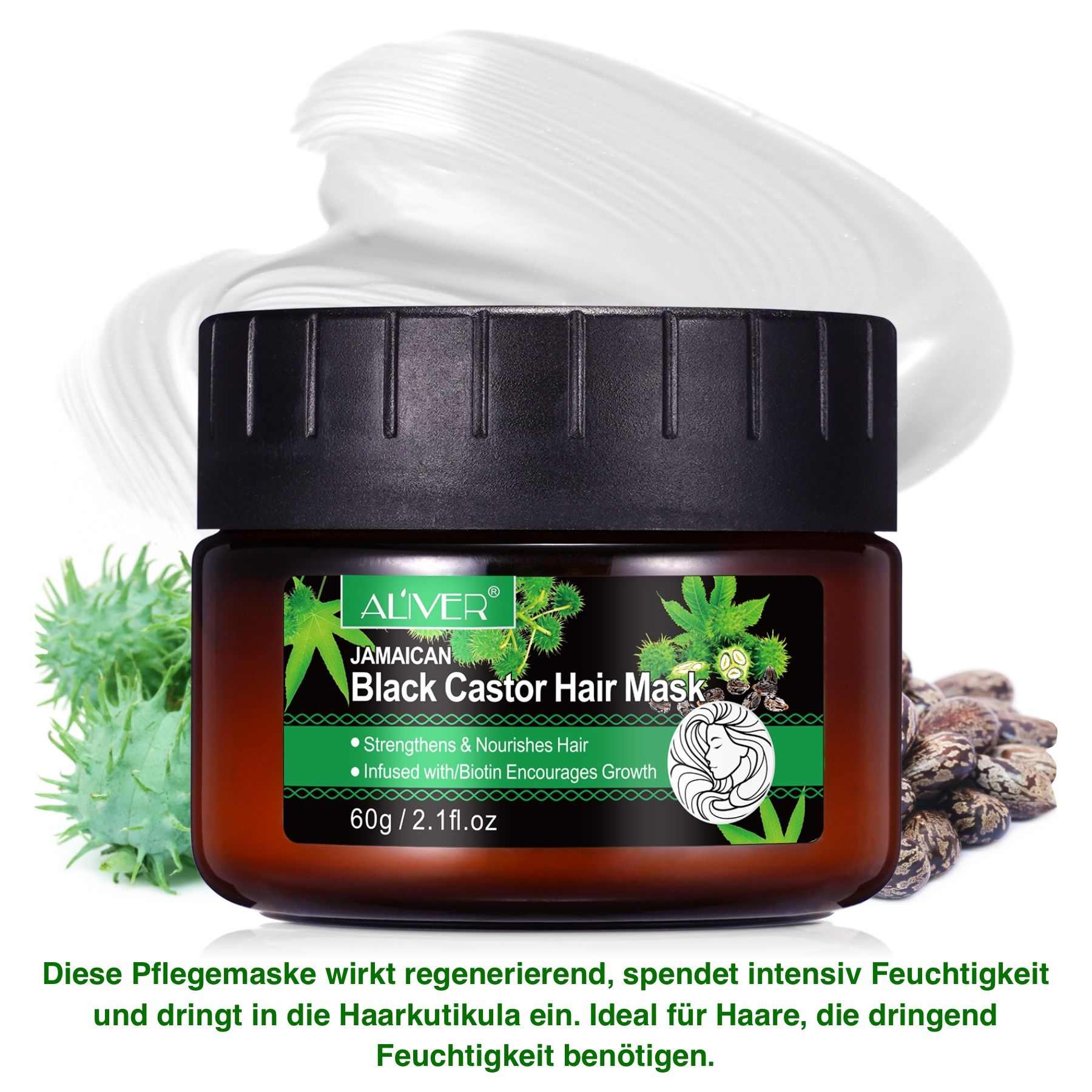 ALIVER Rizinus Haarmaske