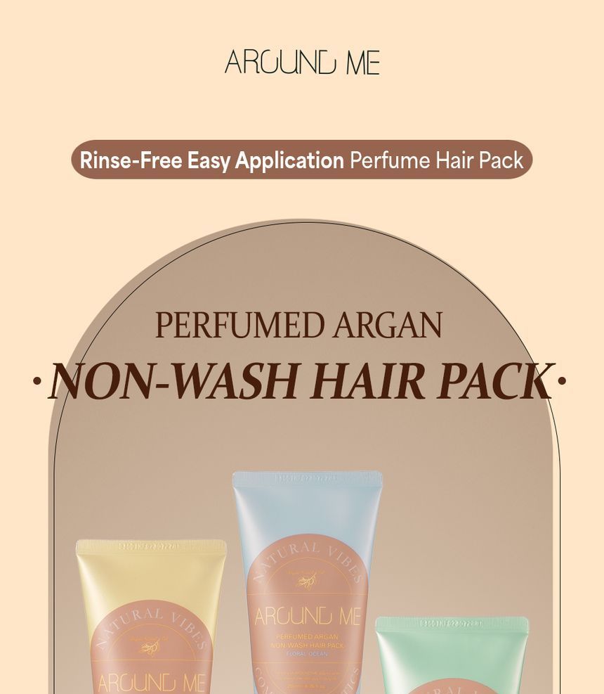 ROUND ME - Geparfumeerde Argan Non-Wash Haarpakking Kernel