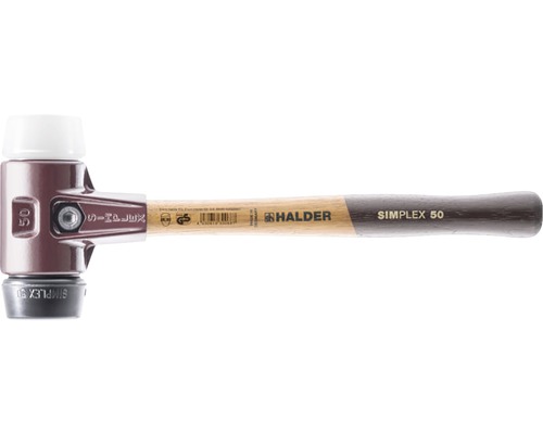HALDER Simplex zachte hamer Ø 60 mm, houten steel