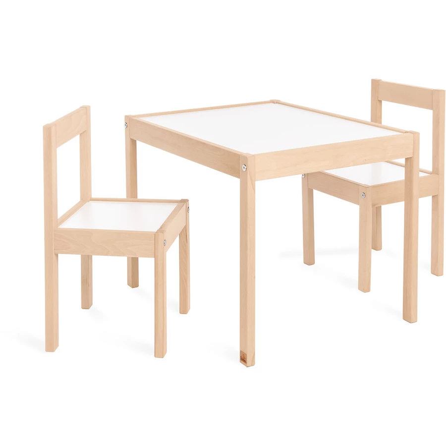 Pinolino Kindersitzgruppe Olaf 3-tlg., naturweiß