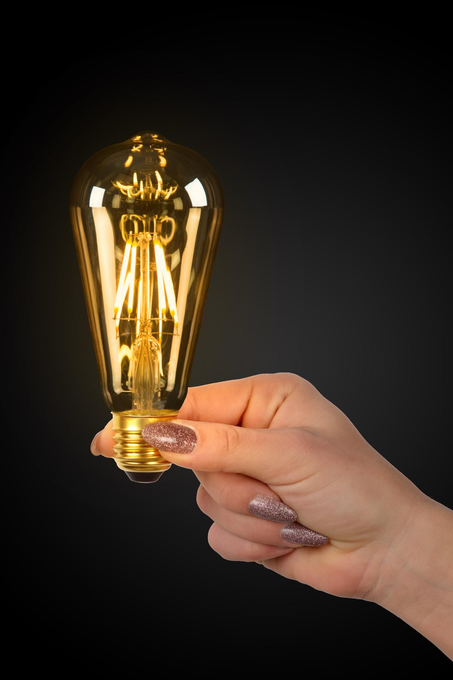 Lucide ST64 Filament lamp - Amber (set van 3)