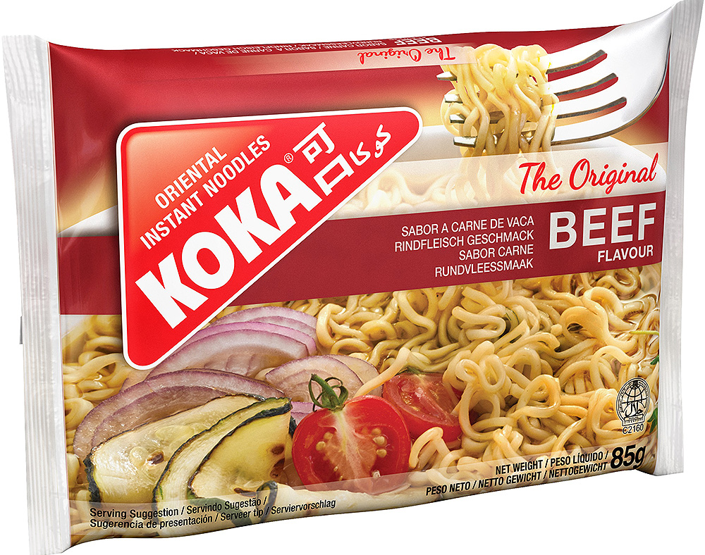 MASSA KOKA INSTANTÂNEA AROMA CARNE 85G