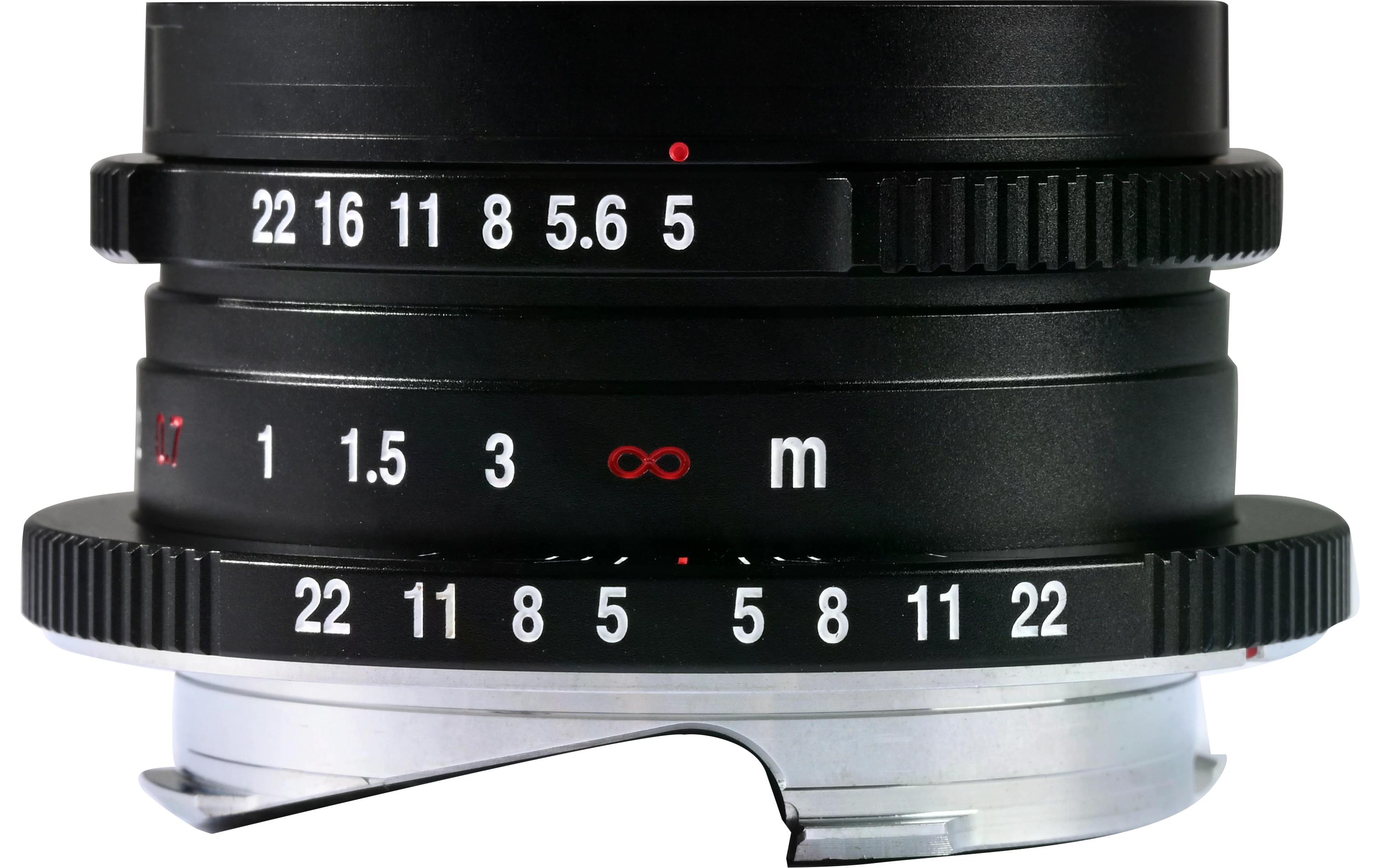 Festbrennweite 15 mm F/5 Cookie FF – Leica M<br>Kompaktes Pancake-Objektiv für die Alltagsfotografie