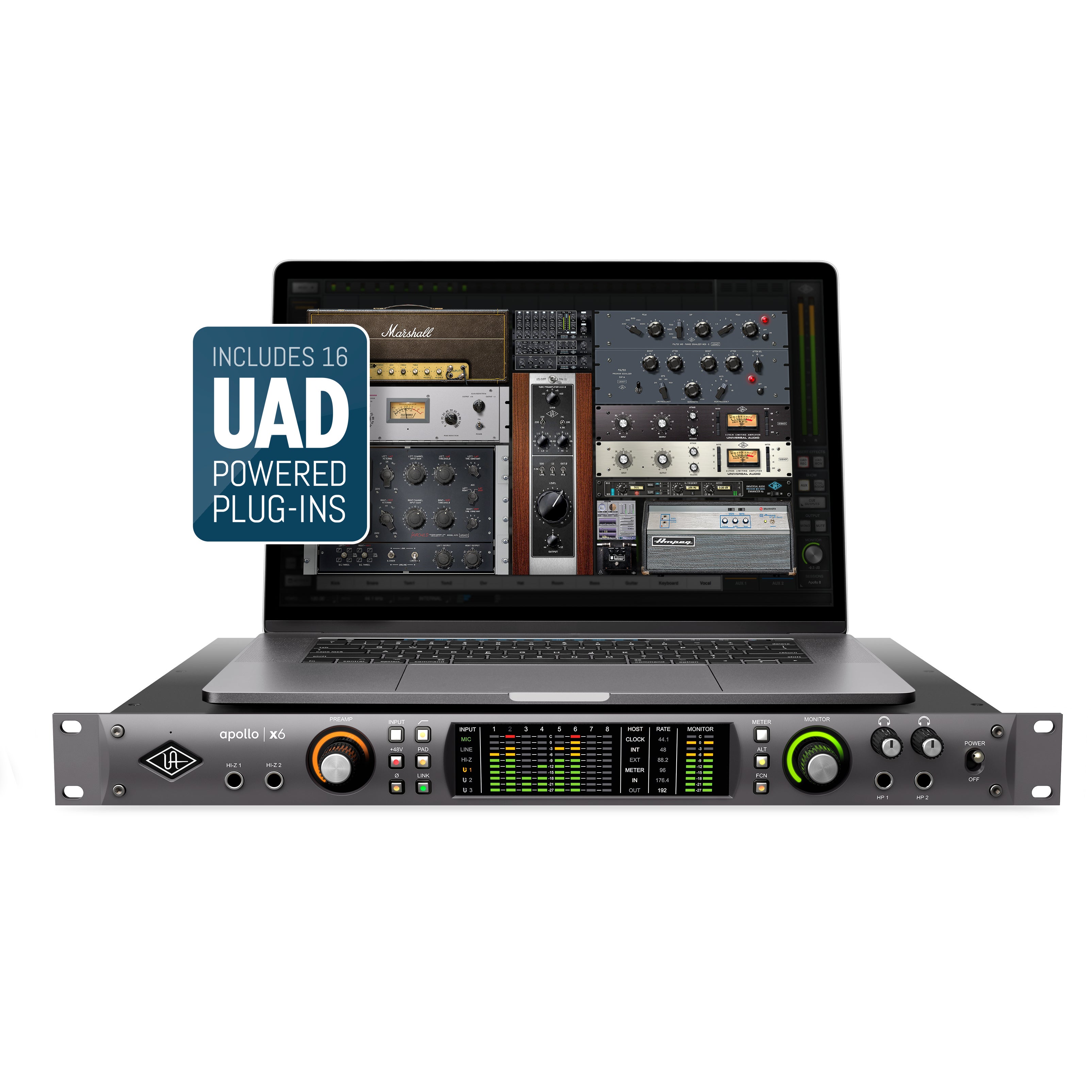 Universal Audio Apollo x6 Heritage Edition Thunderbolt 3 audio interface