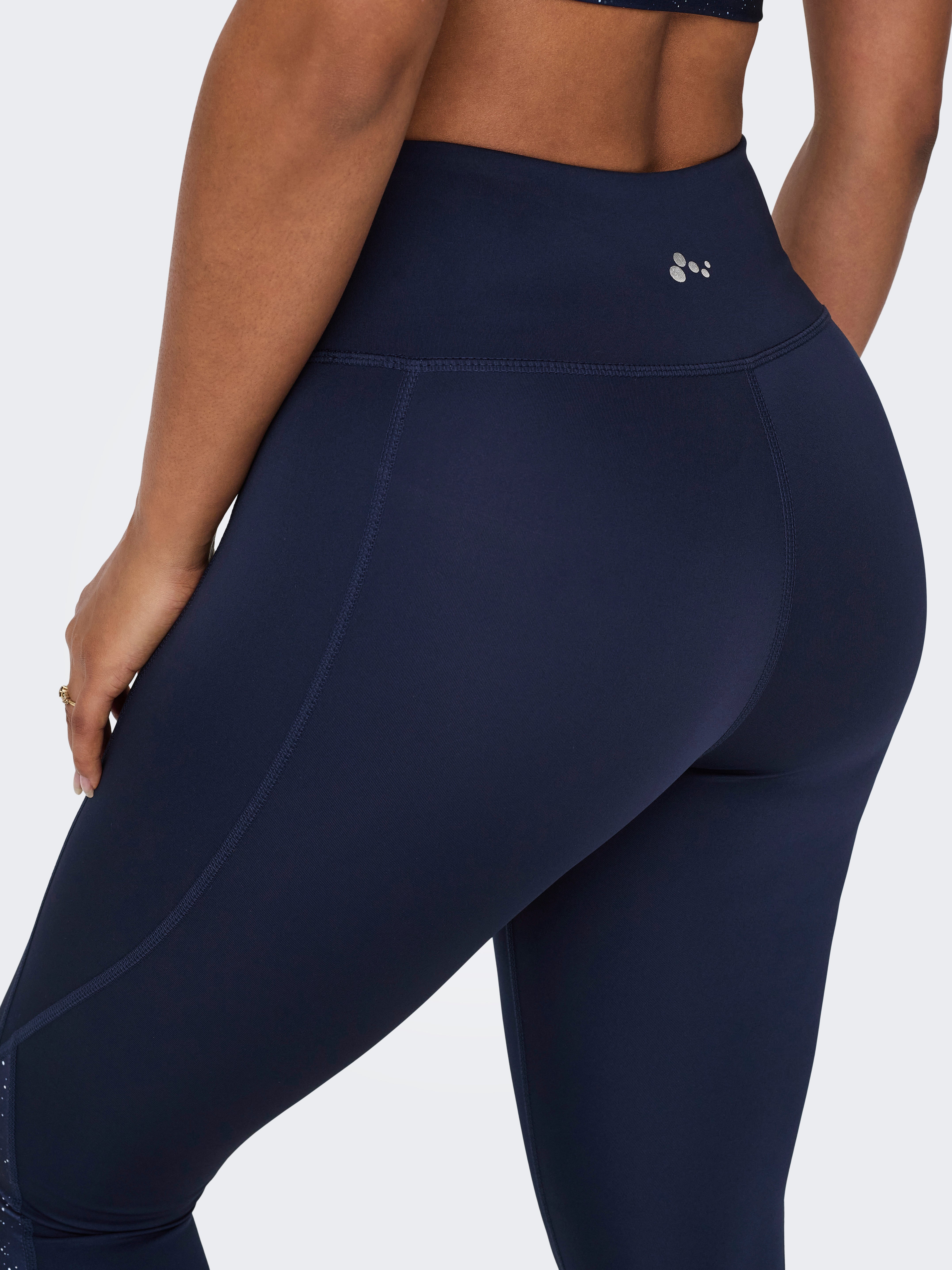 ONPRYA-3-STAR Hohe Taille Enger Schnitt Sportleggings Maritime Blue