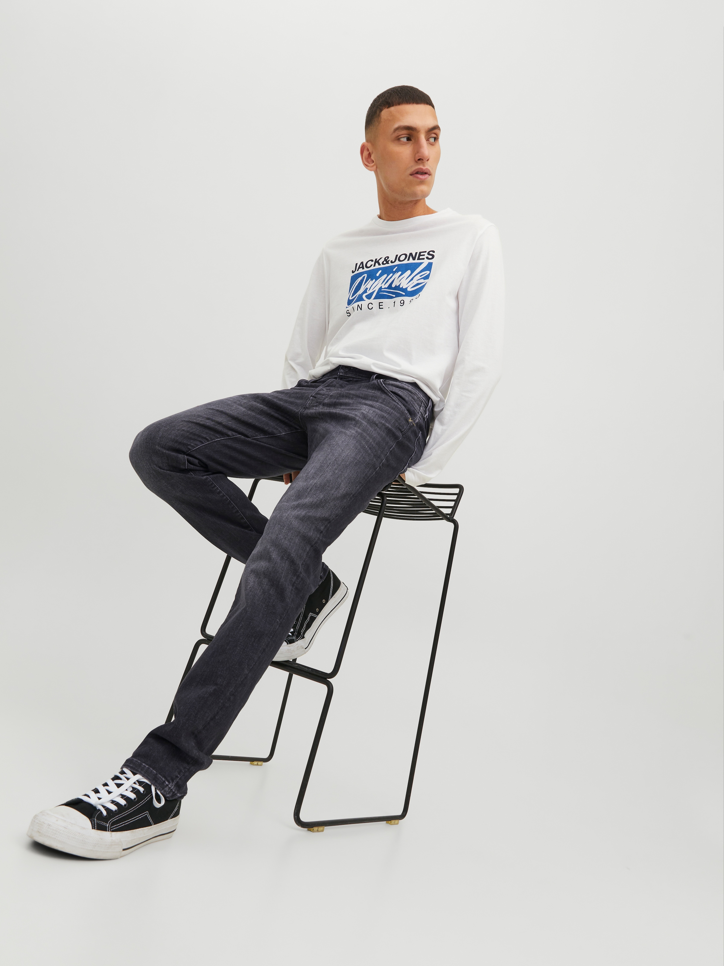 Jack & Jones Slim-fit-Jeans »JJIGLENN JJFOX BL 655 50SPS NOOS«
