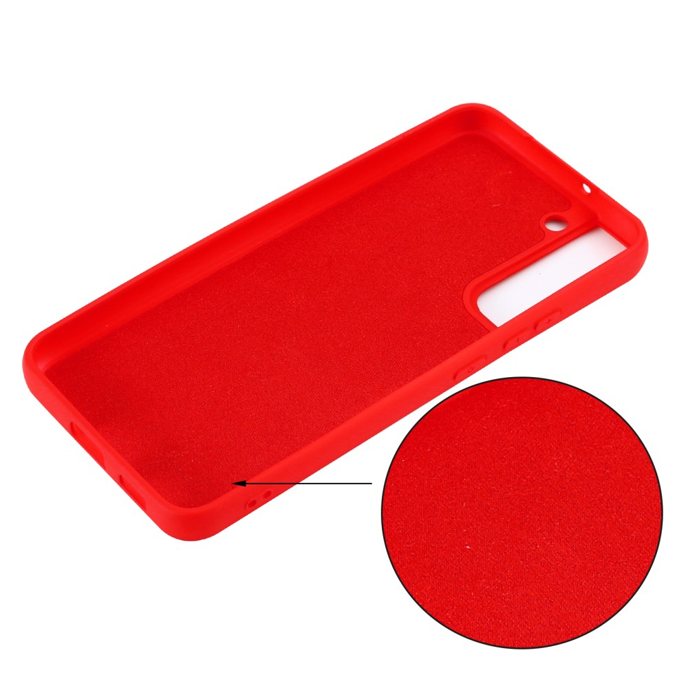 Samsung Galaxy S22 5G Silikon Case Hülle - Rot