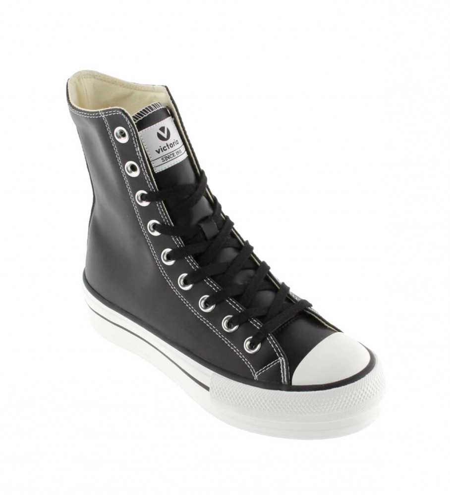 Tênis Victoria Double High Top Preto