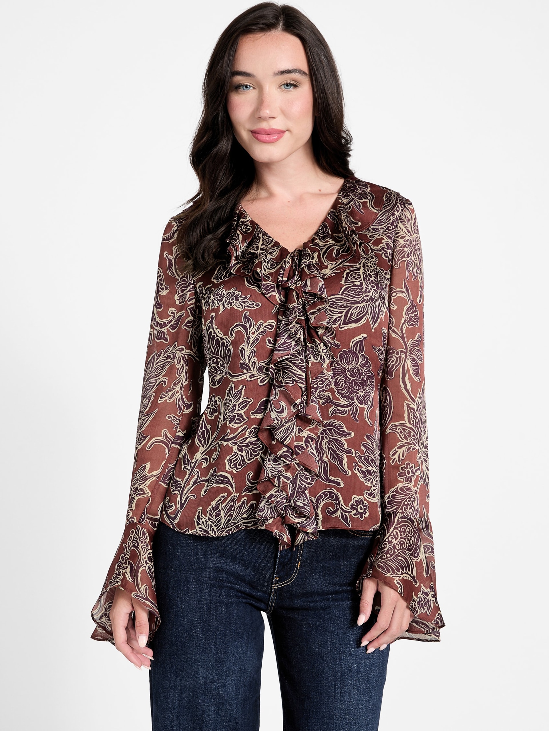 Blusa Sana com babados