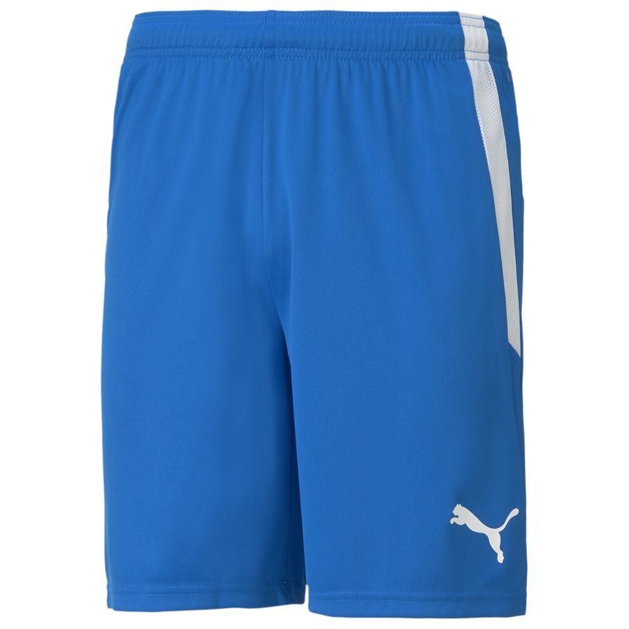 PUMA Short teamLIGA - Bleu/Blanc