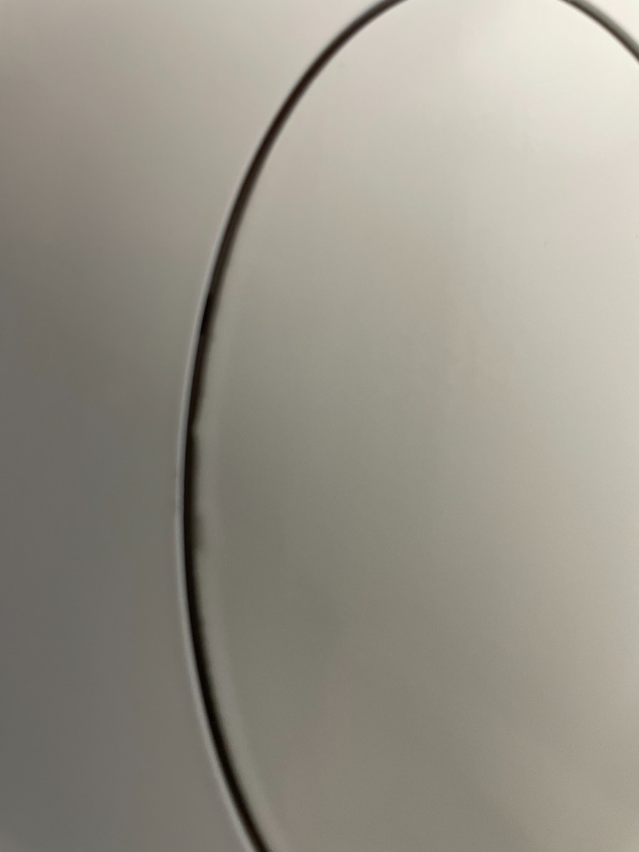 SCHADEMODEL: Mueller drukplaat voor oa UP320 inbouwreservoir metal glans wit
