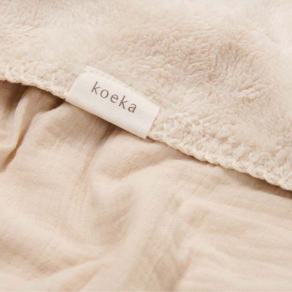 Koeka Faro Wiegdeken - Teddy - Caffe
