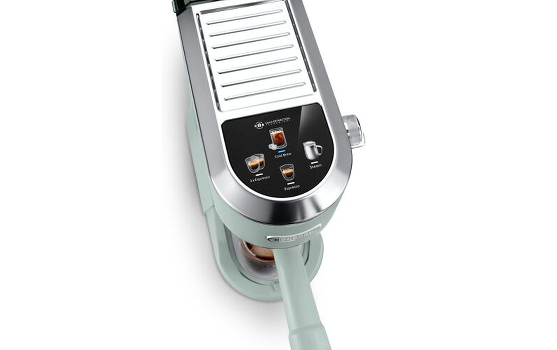 Siebträgermaschine Dedica Duo EC890.M Mint<br>Kultige Dedica mit Cold Brew