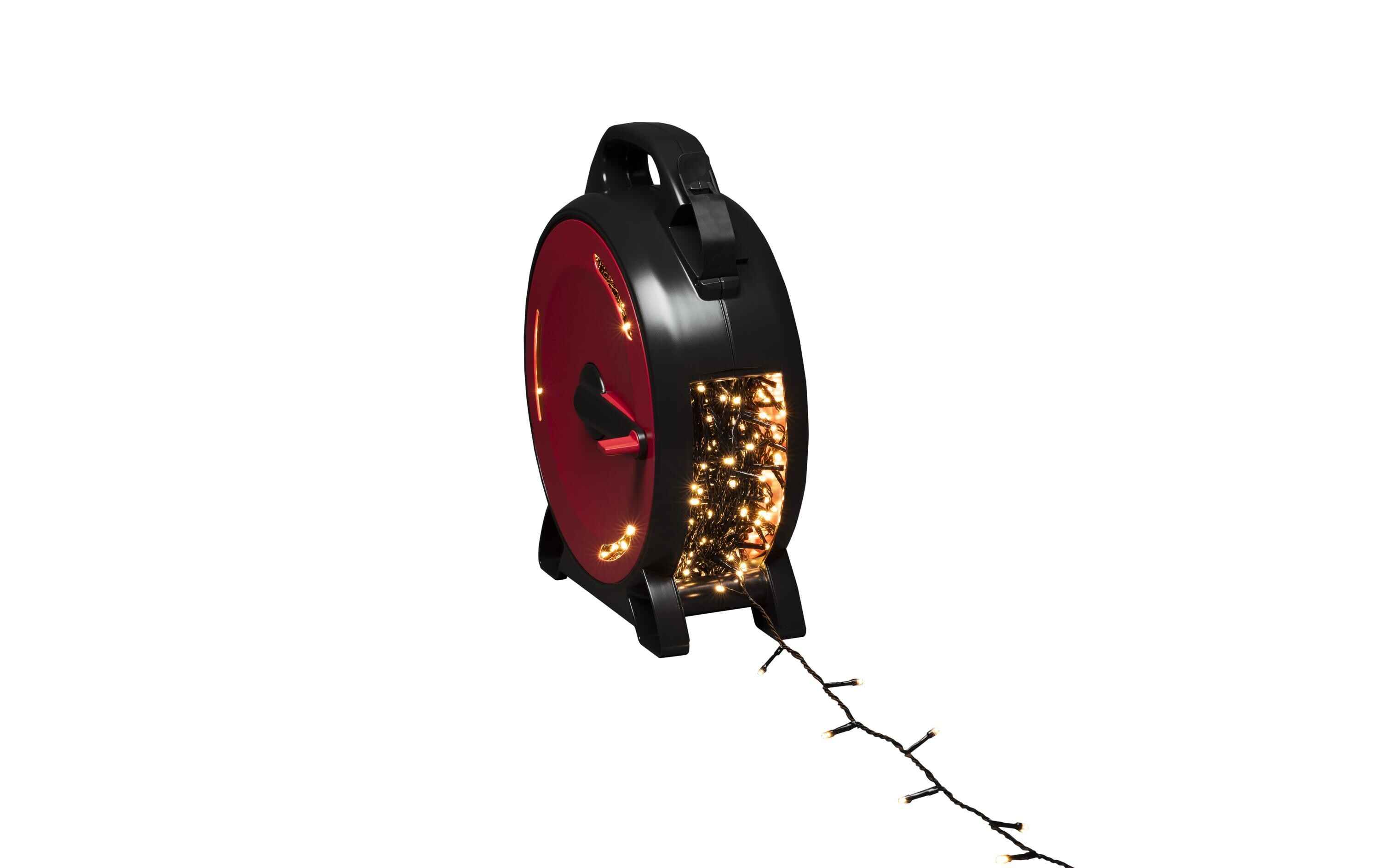 LED-Lichterkette Kabelaufroller, 800 LED, 55.9 m, Outdoor<br>LED Kabelaufroller