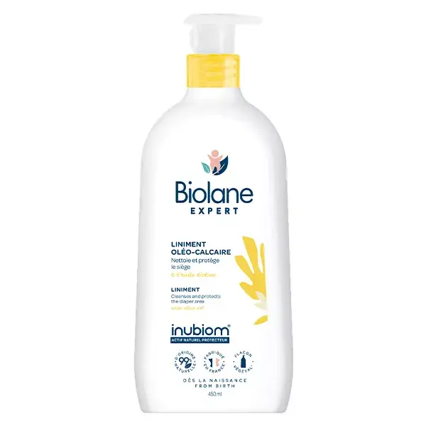 Biolane Expert - Liniment Oléo-Calcaire - Peaux Sensibles - 450ml
