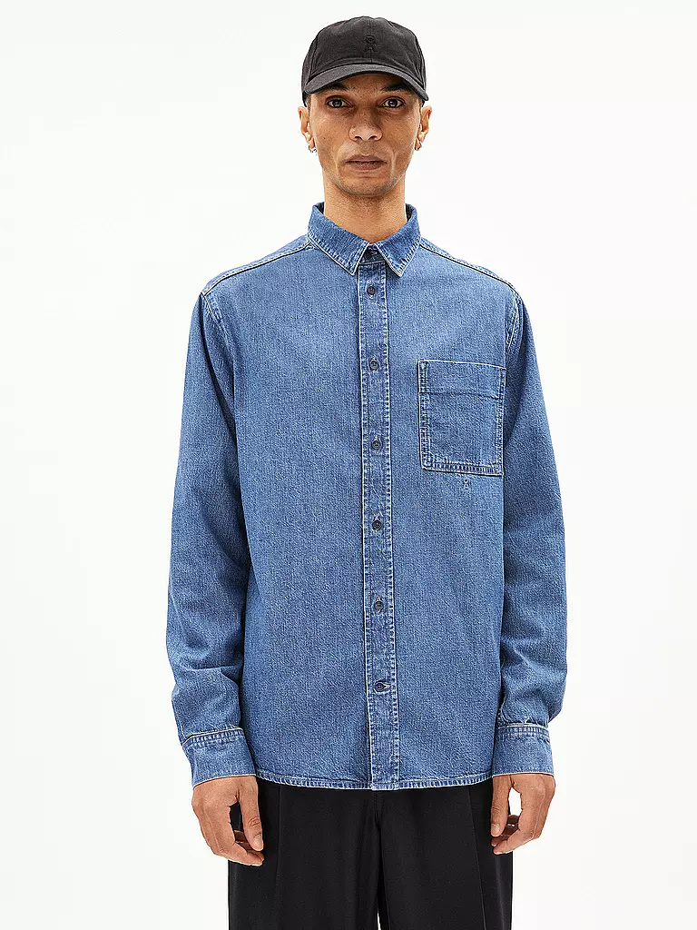 ARMEDANGELS Jeanshemd BAASO blau