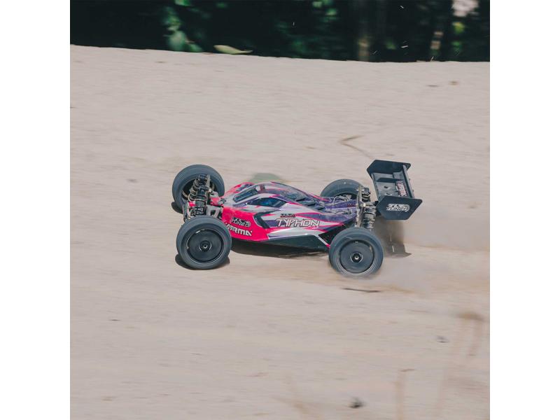 Arrma Buggy Typhoon TLR Tuned 4WD Roller, 1:8 4x4 Offroad Buggy in Roller Ausführung ohne Elektronik