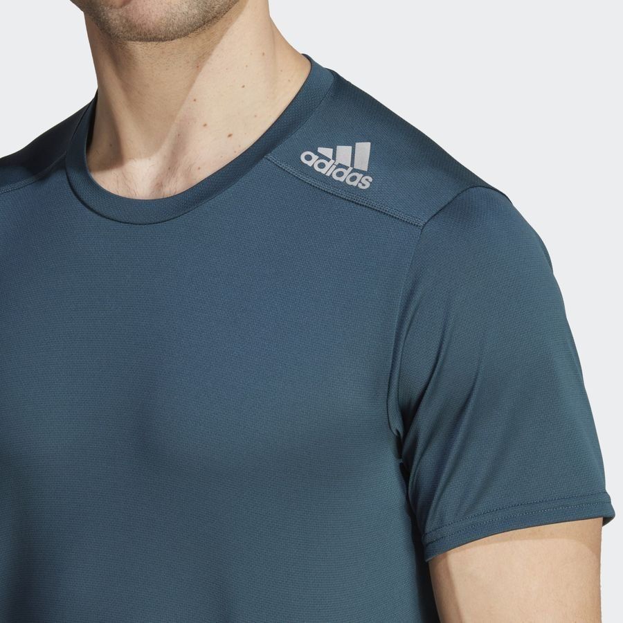 adidas T-shirt Running Designed 4 Running - Bleu/Argenté
