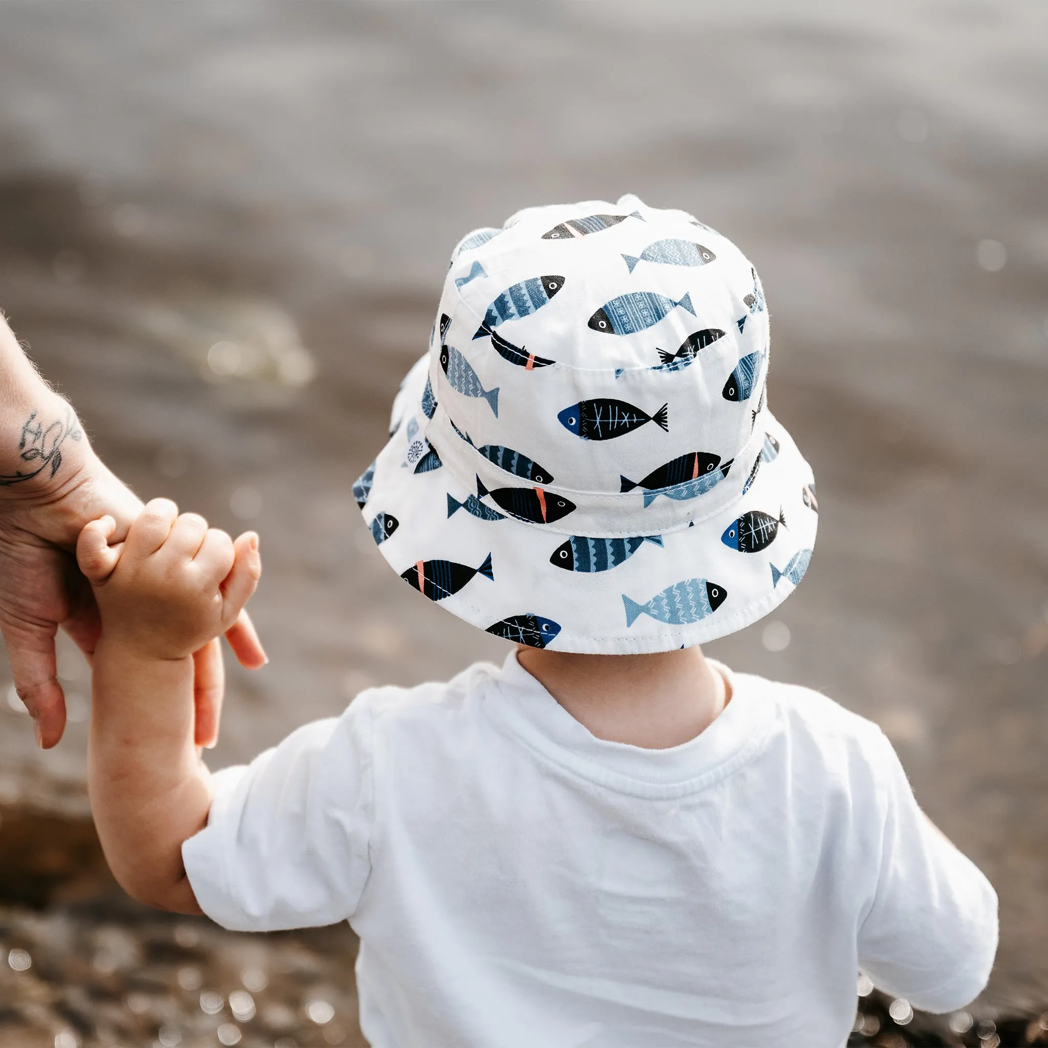 Calikids Chapeau Imprimé Poissons 0-9mois