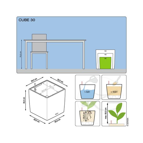 LECHUZA® CUBE, All-in-One Set