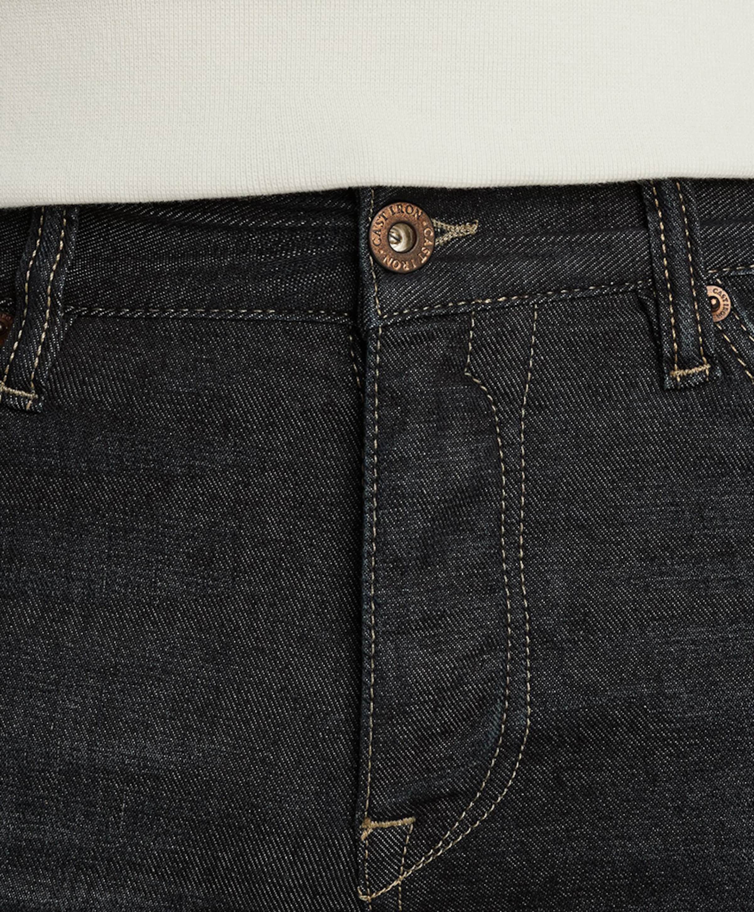 Cast Iron RISER SLIM MEDIUM COAL GREY heren jeans blauw
