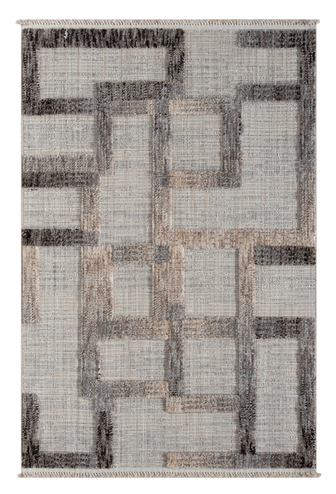Teppich BALANIA - beige-grau - 140x200 cm