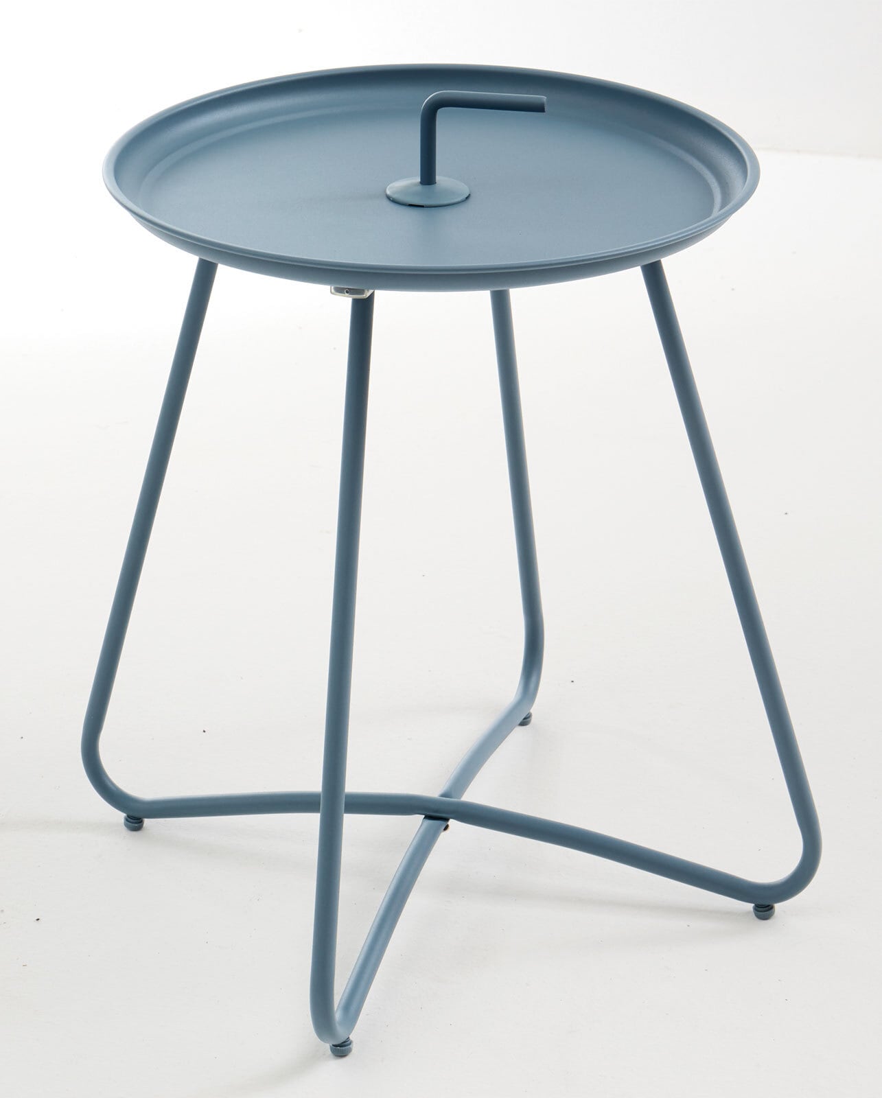 Garden FLAIR Garten-Beistelltisch rund LIMA GRIFF blau