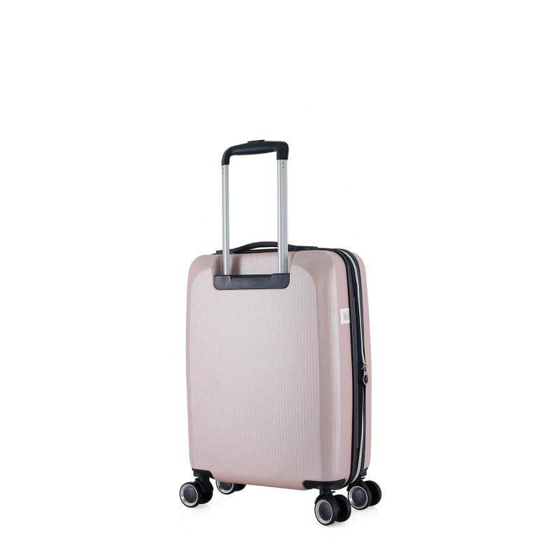 Valise cabine rigide 378 Extensible 55 cm Rose saumon