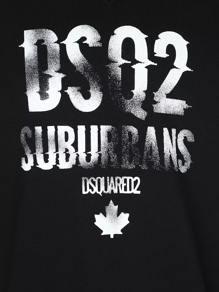 DSQUARED2 Kapuzensweater - Hoodie schwarz