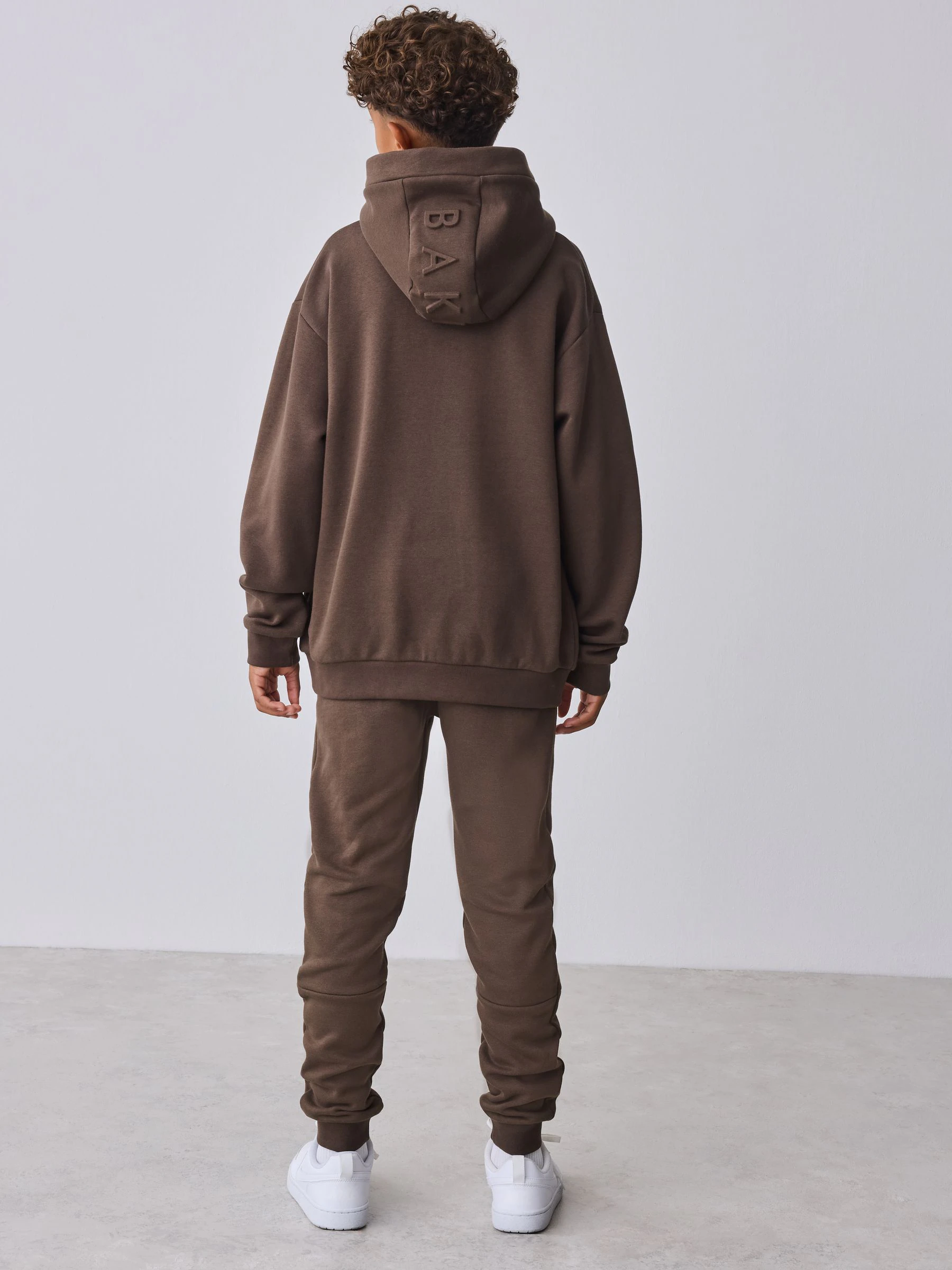 Baker by Ted Baker Oversized Brown Hoodie and Joggers Set